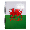 A5 Wales Dragon Lined Notebook