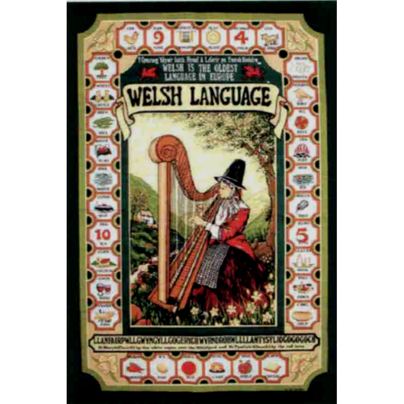 Welsh Language Tea Towel