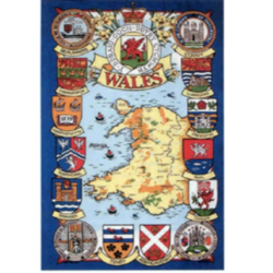 Heraldic Wales Tea Towel