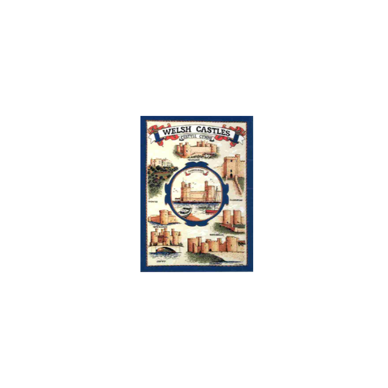 Castles of Wales Tea Towel