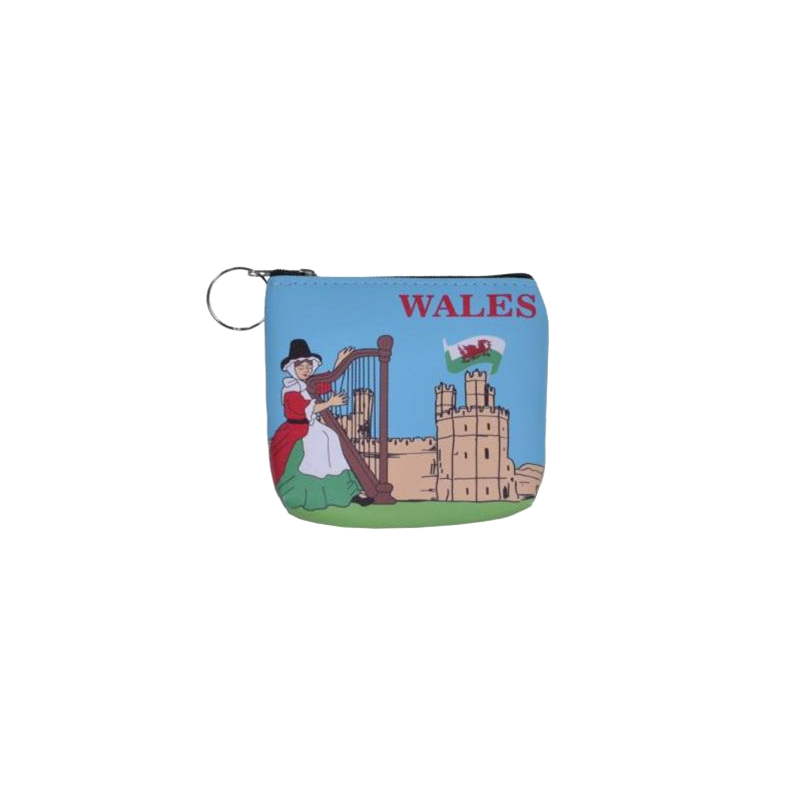 Wales Zip Coin Purse