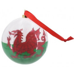 Wales Dragon Christmas Bauble