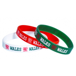 Wales Silicone Wrist Bands