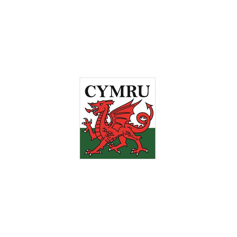 Small Outside Cymru Sticker