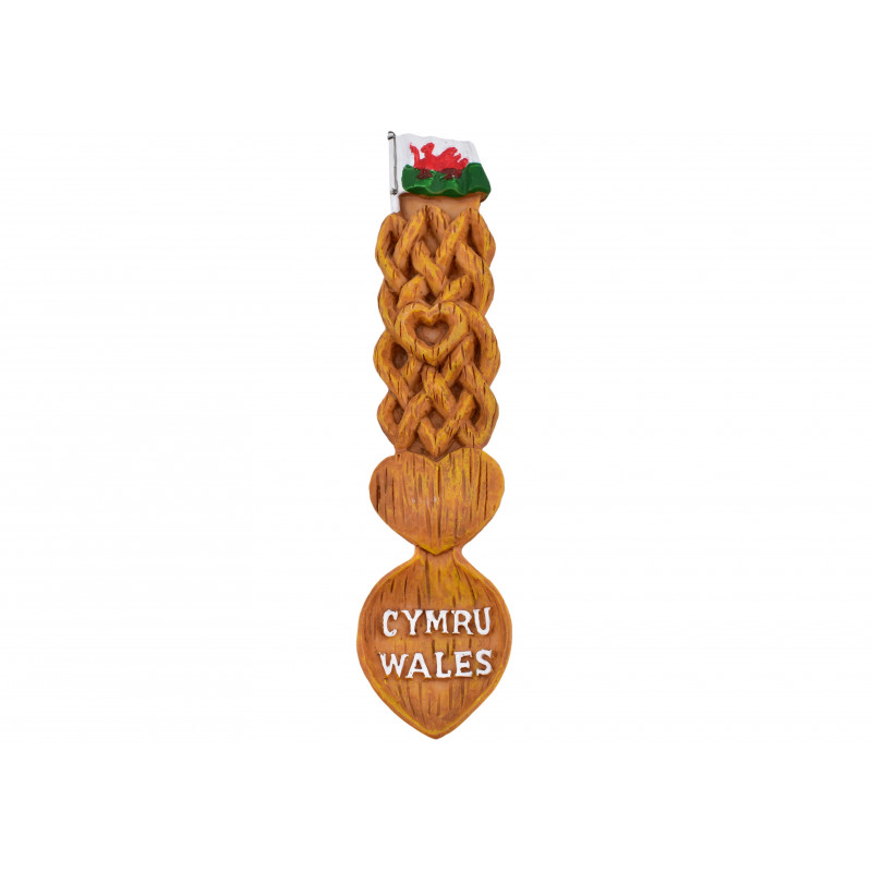 Wales Lovespoon Magnet