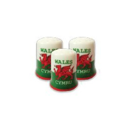 Wales Flag Thimble