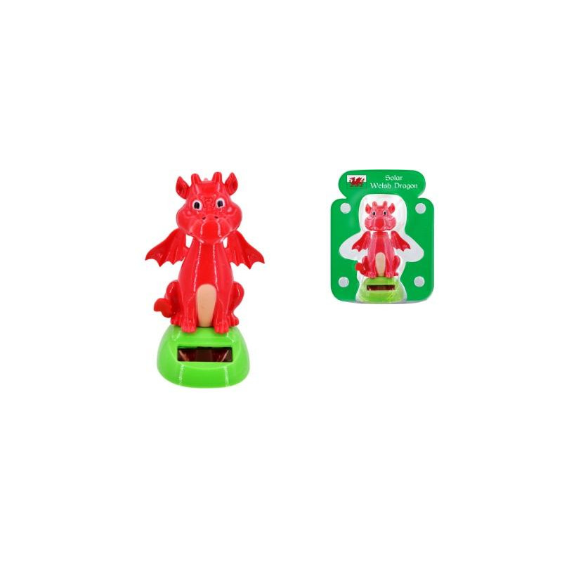 Welsh Dragon Nodding Solar Pal