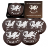 Boxed set of 6 Welsh Slate Coasters