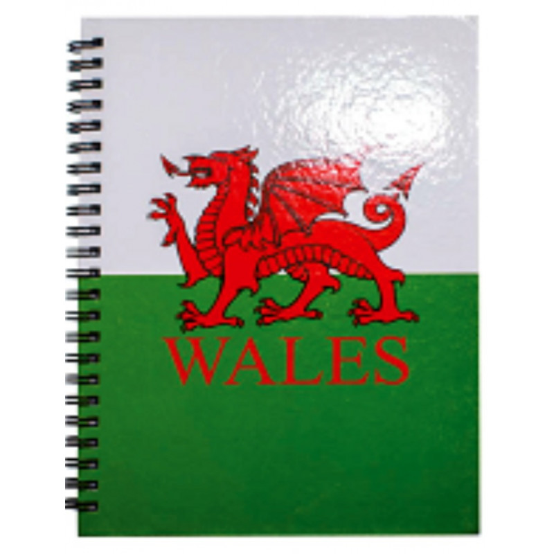 A5 Wales Dragon Lined Notebook