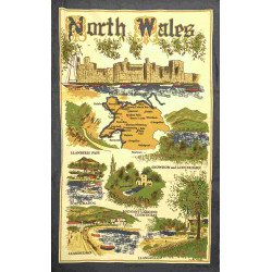 North Wales Montage Tea Towel