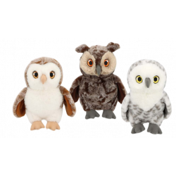 Keel Eco Fluffy Owl 18cm
