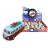 VW Camper Van with Flag Roof