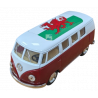 VW Camper Van with Flag Roof
