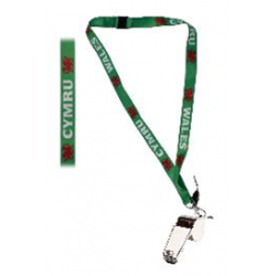 Cymru Lanyard with Whistle