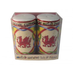 Welsh Weave Salt and Pepper Pots
