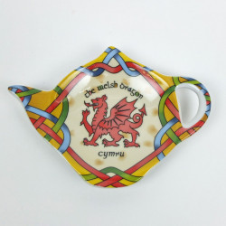 Welsh Weave Dragon Teabag Tidy