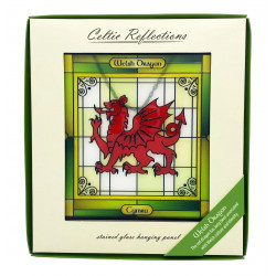 Celtic Reflections Dragon Stained Glass