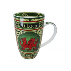 Celtic Window Dragon Mug