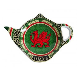 Celtic Window Dragon Teabag Holder