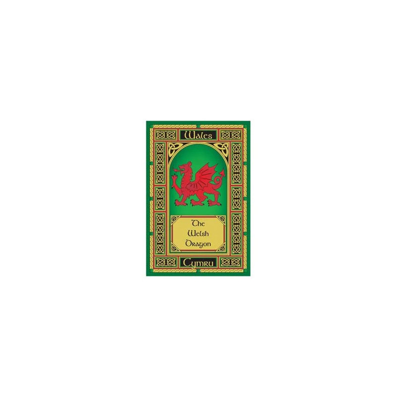 Celtic Window Dragon Tea Towel