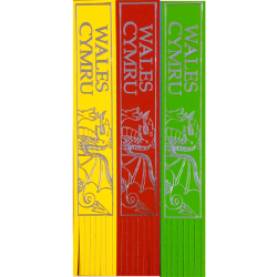 Wales Cymru Leather Bookmarks