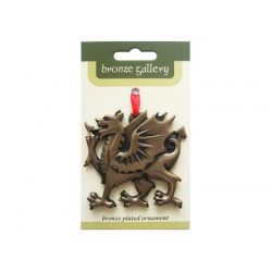 Bronze Plated Hanging Dragon