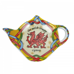Welsh Weave Dragon Teabag Tidy