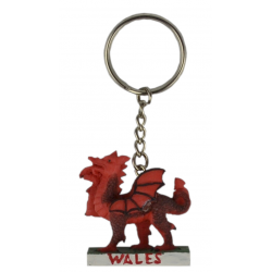 Wales Dragon Resin Keyring