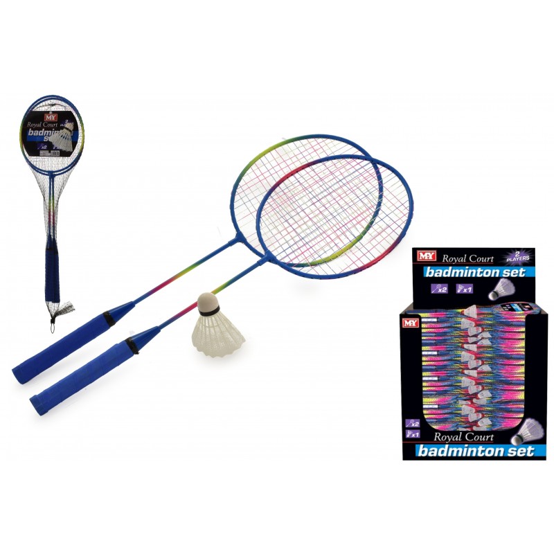 2 Badminton Racquets and Shuttlecock