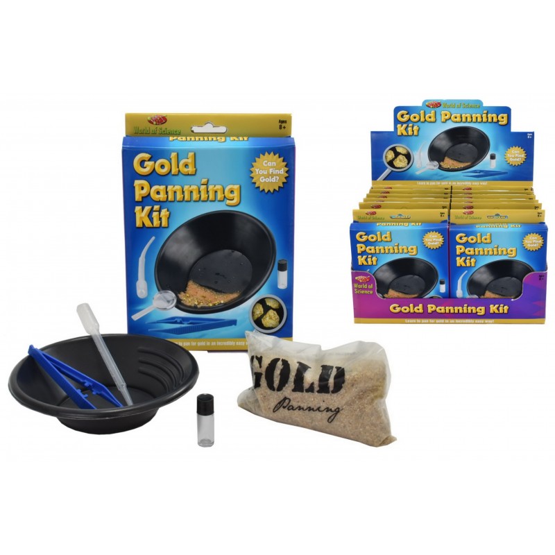 Gold Panning Kit In Boxed with Display Unit