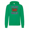 Wales / Cymru Adult Hoodie Green