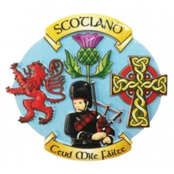 Scottish Collage  Magnet