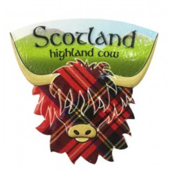 Highland Cow Head Magnet
